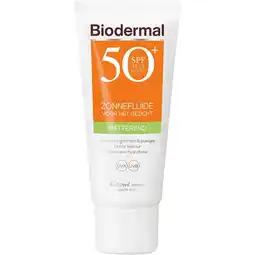 Etos Biodermal Matterend Zonnefluïde Gezicht SPF50+ 40 ML aanbieding