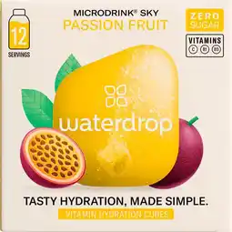 Etos Waterdrop Microdrink Sky Passion Fruit 12 stuks aanbieding