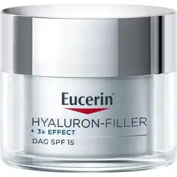 Etos Eucerin Hyaluron-Filler + 3x EFFECT Dagcrème Droge Huid SPF15 50 ML aanbieding