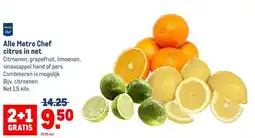 Makro Alle Metro Chef citrus in net aanbieding