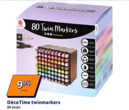 Action DécoTime twinmarkers aanbieding