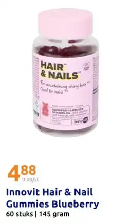 Action Innovit Hair & Nail Gummies Blueberry aanbieding