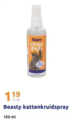 Action Beasty kattenkruidspray aanbieding