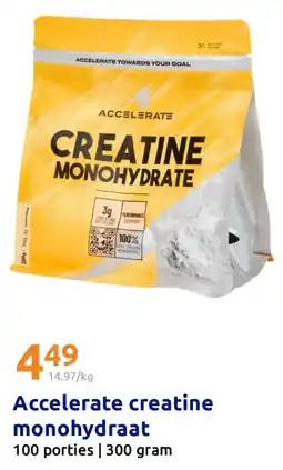 Action Accelerate creatine monohydraat aanbieding