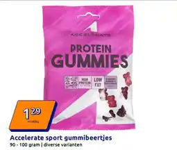 Action Accelerate sport gummibeertjes aanbieding