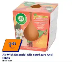 Action Air Wick Essential Oils geurkaars Anti-tabak aanbieding
