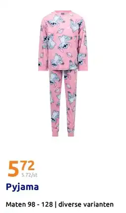 Action Pyjama aanbieding