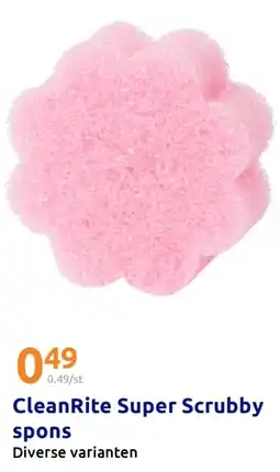 Action CleanRite Super Scrubby spons aanbieding