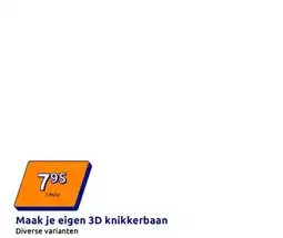 Action Maak je eigen 3D knikkerbaan aanbieding