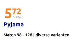 Action Pyjama aanbieding