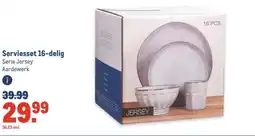 Makro Serviesset 16 delig aanbieding
