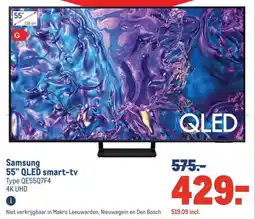 Makro Samsung 55" QLED smart-tv aanbieding