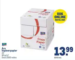 Makro Aro kopieerpapier aanbieding