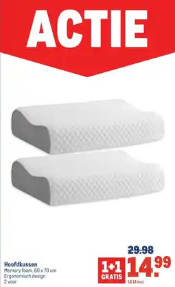 Makro Hoofdkussen aanbieding