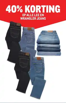 Makro Op Alle Lee en Wrangler jeans aanbieding