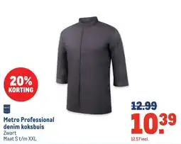 Makro Metro Professional denim koksbuis aanbieding