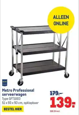 Makro Metro Professional serveerwagen aanbieding
