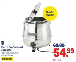 Makro Metro Professional soepketel aanbieding