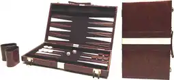 Bol.com Backgammon Koffer Bruin aanbieding