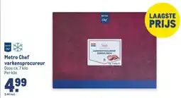 Makro Metro Chef varkensprocureur aanbieding