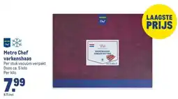 Makro Metro Chef varkenshaas aanbieding