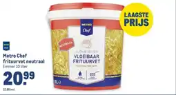 Makro Metro Chef frituurvet neutraal aanbieding
