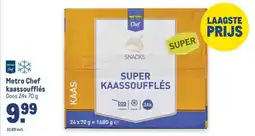 Makro Metro Chef kaassoufflés aanbieding