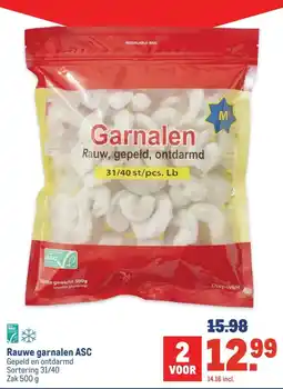 Makro Rauwe garnalen ASC aanbieding