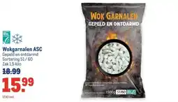 Makro Wokgarnalen ASC aanbieding