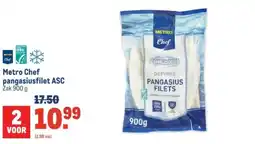 Makro Metro Chef pangasiusfilet ASC aanbieding
