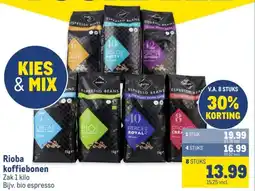 Makro Rioba koffiebonen aanbieding