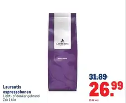 Makro Laurentis espressobonen aanbieding