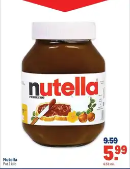 Makro Nutella aanbieding