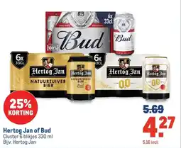 Makro Hertog Jan of Bud aanbieding