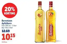 Makro Berentzen Apfelkorn aanbieding