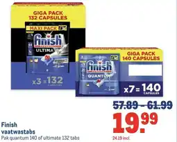 Makro Finish vaatwastabs aanbieding