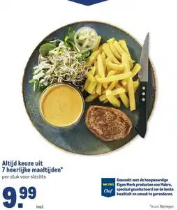 Makro Altijd keuze uit 7 heerlijke maaltijden aanbieding