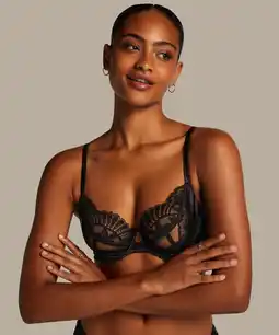 Hunkemoller Hunkemöller Niet-voorgevormde beugel bh Almendra Zwart aanbieding