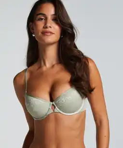 Hunkemoller Hunkemöller Voorgevormde beugel bh Lea Groen aanbieding