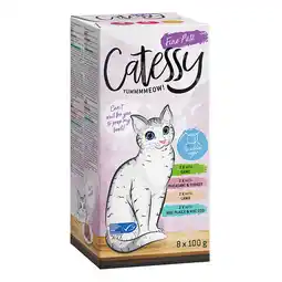 Zooplus Mixpak Catessy Kuipjes 8 x 100 g Kattenvoer - Fijne Paté Mix II aanbieding
