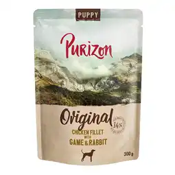Zooplus 6x 300g Purizon Puppy Kipfilet met wild & Konijn natvoer voor honden aanbieding