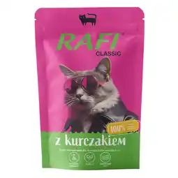 Zooplus 20x100g voordeelverpakking: Rafi Cat Classic Kip natvoer voor katten aanbieding