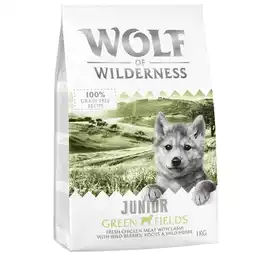 Zooplus 1kg Green Fields Lamb Wolf of Wilderness graanvrij droogvoer voor honden aanbieding