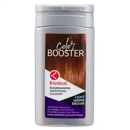 Kruidvat Kruidvat Color Booster 7.34 Light Warm Brown Kleurshampoo aanbieding
