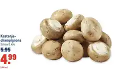 Makro Kastanje- champignons aanbieding