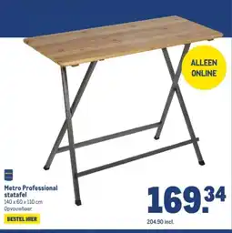 Makro Metro Professional statafel aanbieding