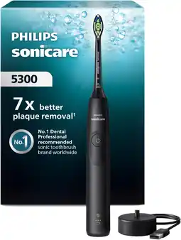 MediaMarkt Philips Sonicare 5300 Series Hx7101/01 Elektrische Tandenborstel Zwart aanbieding