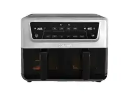 MediaMarkt Cuisinart 10.4l Dual Basket Air Fryer Ss Window Afd10xsse Heteluchtfriteuse aanbieding