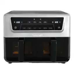 MediaMarkt Cuisinart 10.4l Dual Basket Air Fryer Ss Window Afd10xsse Heteluchtfriteuse aanbieding