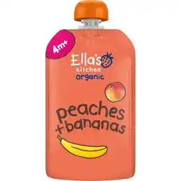 Etos Ella's Kitchen BIO Perzik Banaan 4+ aanbieding